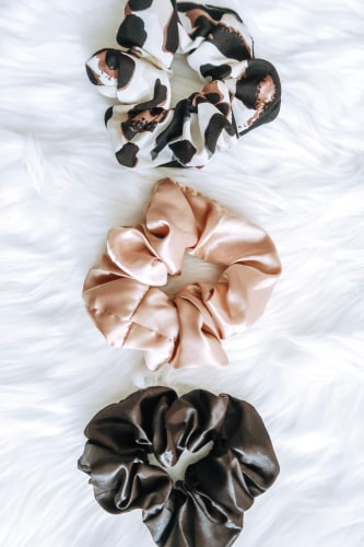 Black Noir Scrunchie