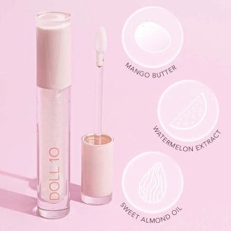 Lip Genius Diamond Shine Lip Gloss by Doll 10 Beauty