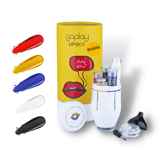 LipsKit™ Complete: Your personal lipstick maker by GoPlay Cosmetics