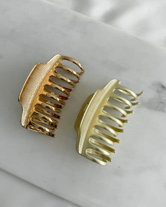 Gold Metal Claw Clip