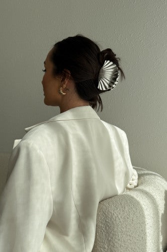 Icon Shell Claw Clip Silver