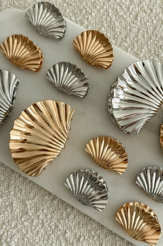 Icon Shell Claw Clip Silver