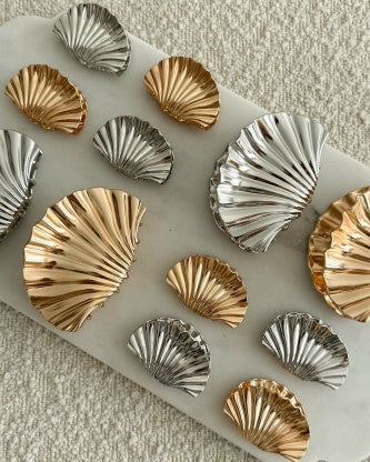 Icon Shell Claw Clip Silver