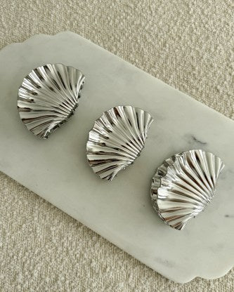 Icon Shell Claw Clip Silver