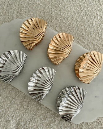 Icon Shell Claw Clip Silver